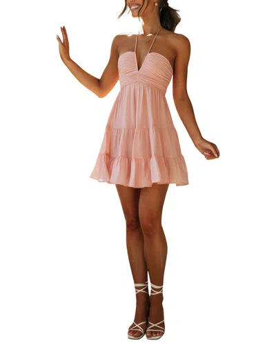 Enjoy Petra Mini Dress In Pink