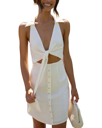Enjoy Petra Mini Dress In White