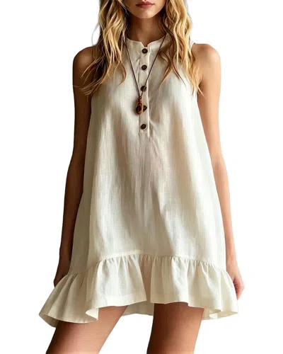 Enjoy Petra Olivia Taylor Mini Dress In Neutral