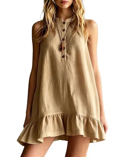 Enjoy Petra Olivia Taylor Mini Dress In Nude
