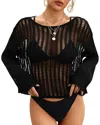 Enjoy Petra Pullover In Black