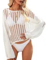 Enjoy Petra Pullover In White