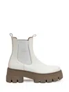Ennequadro 60mm Leather Chelsea Boots In White