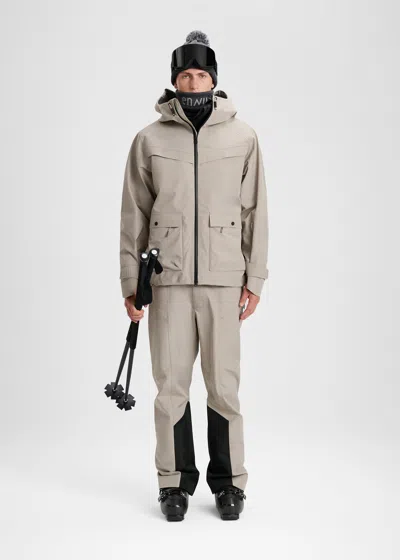 Men's Coal Shell V2 Ski Jacket In Gray from ENNUE