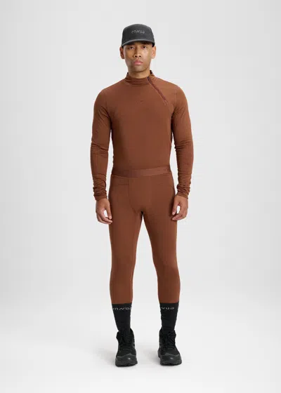 Ennue Men's Leeds Baselayer Leggings In Brown
