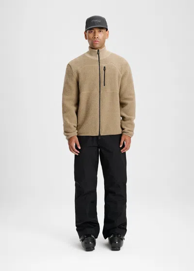 Ennue Men's Sterling Fleece Jacket In Brown