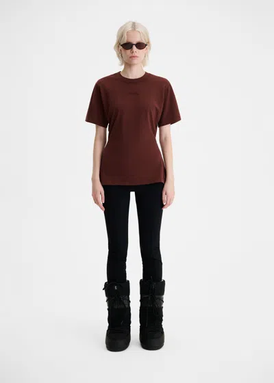 Ennue Women's Heavyweight Topaz T-shirt In Burgundy