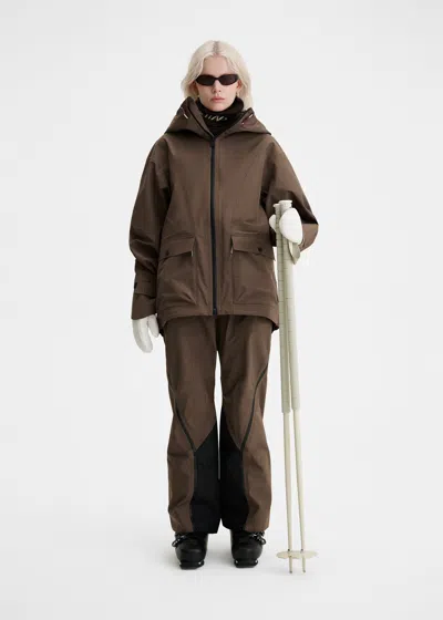 Ennue Women's Slate Shell Ski Jacket V2 In Brown