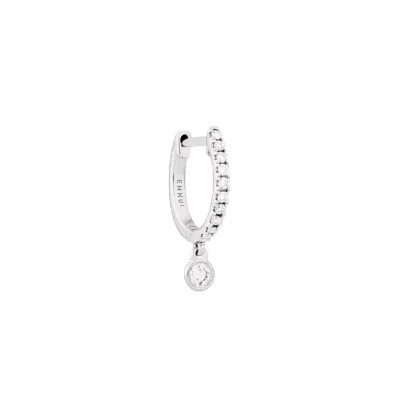 Ennui Diamond Pendant Hoop
