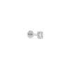 Ennui Rectangular Labret In Silver