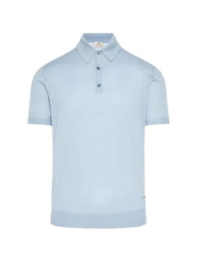 Enrico Mandelli Short-sleeve Polo Shirt In Animal Print