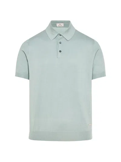 Enrico Mandelli Short-sleeve Polo Shirt In Blue