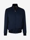 Enrico Mandelli Technical Bomber Jacket In Blue