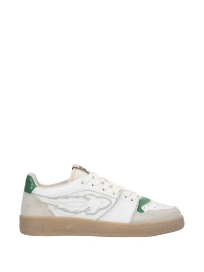 Enterprise Japan Appliqué Sneakers In Multi