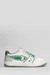 Enterprise Japan Egg Rocket Sneakers In White Leather And Fabric