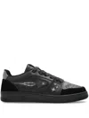 Enterprise Japan Egg Rocket Sneakers In Black Suede And Leather In Black