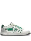 Enterprise Japan Egg Rocket Sneakers In White Leather And Fabric In White