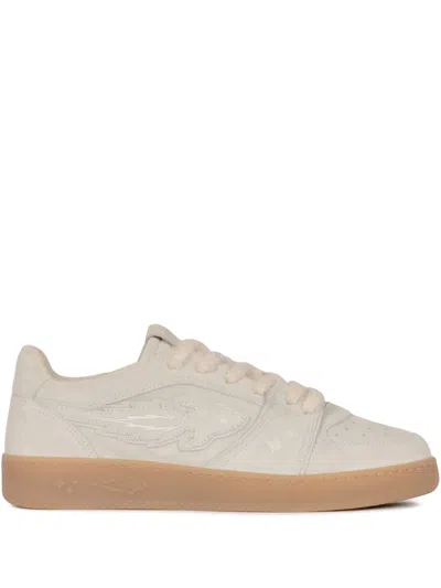 Enterprise Japan Egg Rocket Suede Low-top Sneakers In Neutral