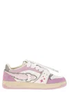 Enterprise Japan Ej Egg Rocket - Leather Trainers With Logo In Multi