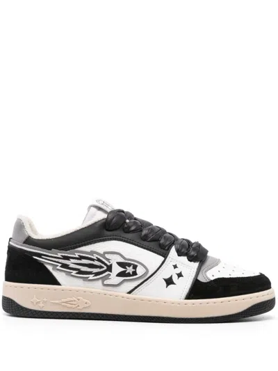 Enterprise Japan Ej Sneaker Contrast Sole Flat Design In Multi