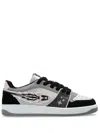 Enterprise Japan Ej Egg Rocket - Leather Trainers With Logo In Grey