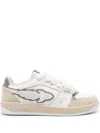 Enterprise Japan Ej Egg Rocket - Leather Trainers With Logo In Neutral