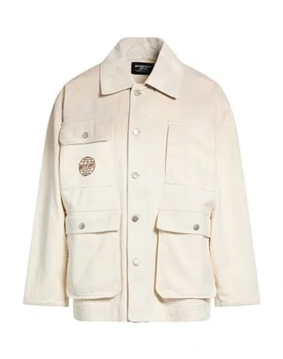 Enterprise Japan Man Jacket Cream Size M Cotton In White