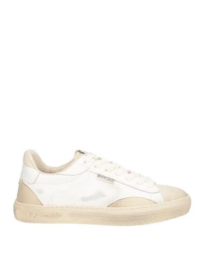 Enterprise Japan Man Sneakers Beige Size 4 Calfskin In Nude