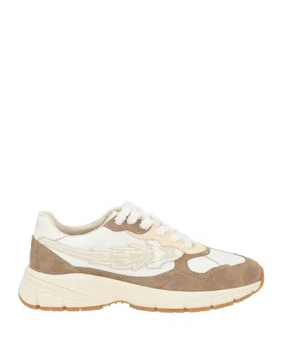 Enterprise Japan Man Sneakers Beige Size 9 Calfskin In Neutral