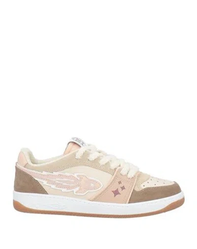 Enterprise Japan Man Sneakers Beige Size 9 Calfskin In Neutral