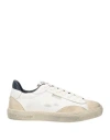 Enterprise Japan Man Sneakers Beige Size 9 Leather In White