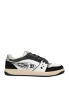 Enterprise Japan Man Sneakers Black Size 9 Calfskin, Textile Fibers