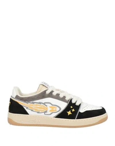 Enterprise Japan Man Sneakers Black Size 9 Leather In Multi