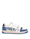 Enterprise Japan Man Sneakers Bright Blue Size 9 Calfskin