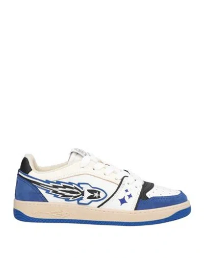 Enterprise Japan Man Sneakers Bright Blue Size 9 Calfskin
