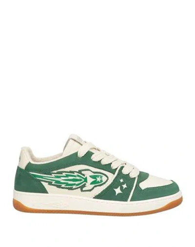 Enterprise Japan Man Sneakers Green Size 8 Leather
