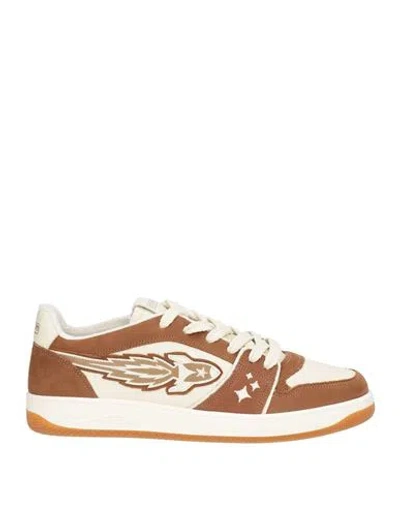 Enterprise Japan Man Sneakers Light Brown Size 9 Leather