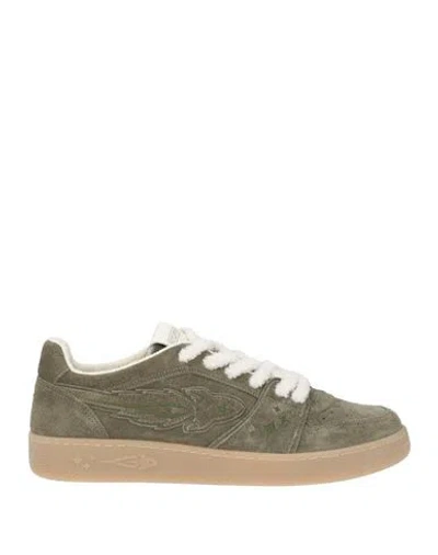 Enterprise Japan Man Sneakers Military Green Size 9 Leather