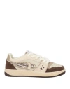 Enterprise Japan Man Sneakers Off White Size 9 Calfskin In Brown