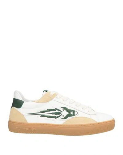 ENTERPRISE JAPAN ENTERPRISE JAPAN MAN SNEAKERS WHITE SIZE 9 CALFSKIN, COW LEATHER