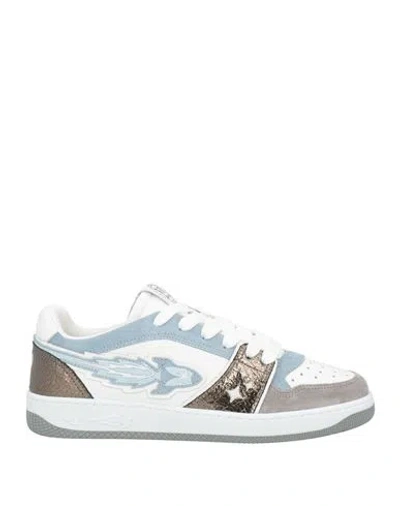 Enterprise Japan Man Sneakers White Size 9 Cow Leather