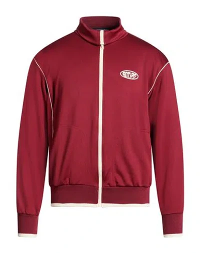 Enterprise Japan Man Sweatshirt Brick Size M Polyester In Red