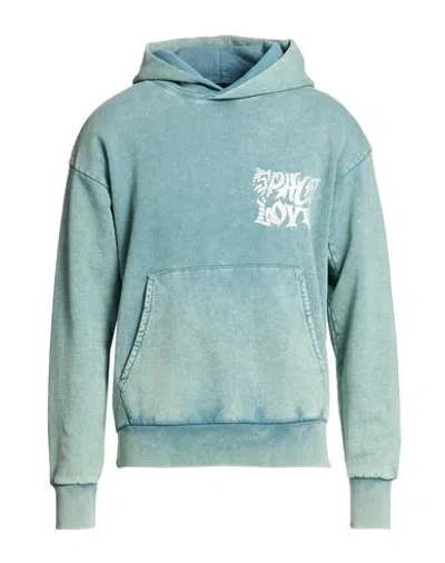 Enterprise Japan Man Sweatshirt Slate Blue Size L Cotton