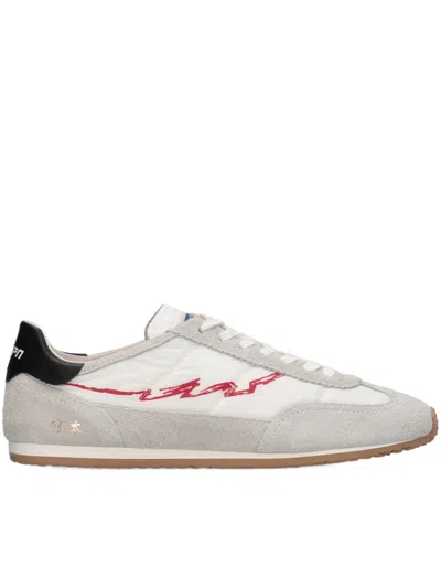 Enterprise Japan Mondialito 01 Suede Fabric Sneakers In Gray