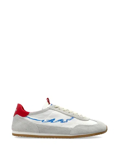 Enterprise Japan Panelled Sneakers In Gray