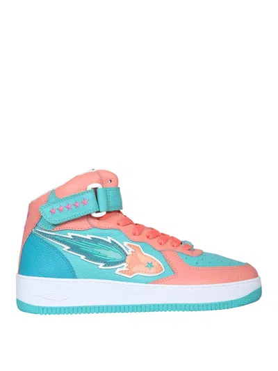 Enterprise Japan Rocket Mid Sneakers In Light Blue