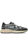 Enterprise Japan Run Rocket Sneakers In Black Leather And Fabric In Black