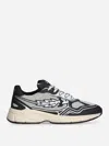 Enterprise Japan Run Rocket Sneakers In Black Leather And Fabric