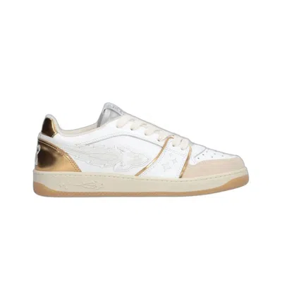 Enterprise Japan Ej Egg Rocket Leather Sneakers In White