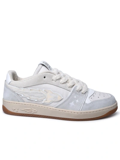 Enterprise Japan White Leather Trainers